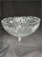 FOOTED LEADED CRYSTAL 8.5 X 4.5 “ BOWL