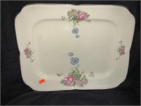 VINTAGE KNOWLES CHINA PLATTER - 11 X 14 “