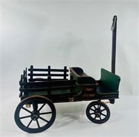 1930s Green Arrow Wooden Wagon