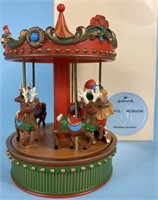 Hallmark Reindeer Carousel Figurine