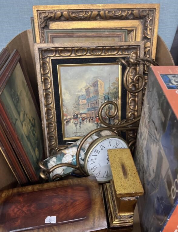Assorted Wall Art , Clock , Puzzle