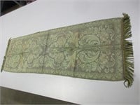 Vintage early 1900s table runner, 47 x 14"