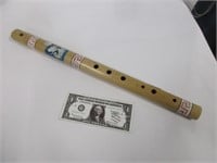 Native American hand crafted wooden flute