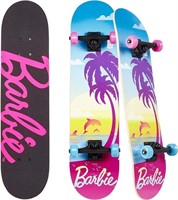 Barbie Skateboard With Printed Graphic Grip Tape