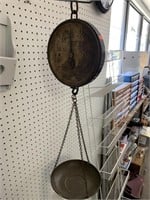 28 “ ANTIQUE WORKING HANGING SCALES