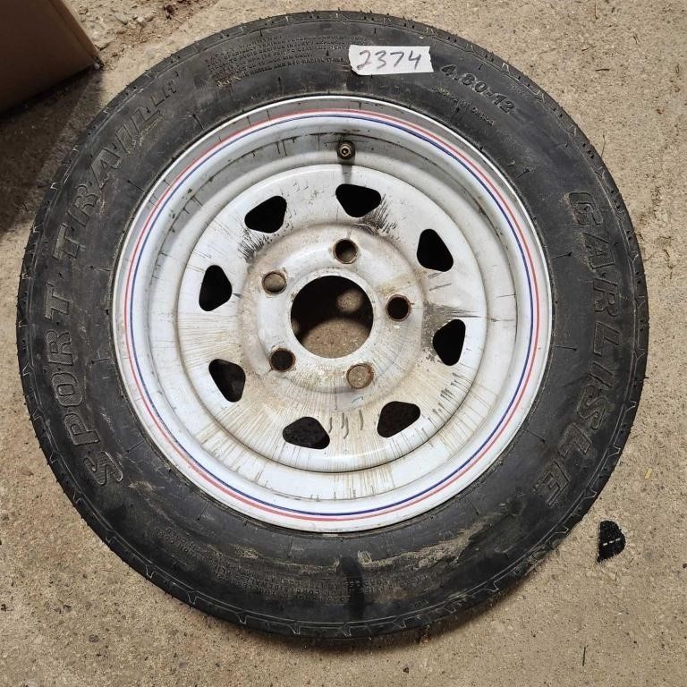 4.80-12 Trailer Wheel Rim Shot