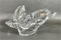 Princess House French Crystal Dove Candy Dish