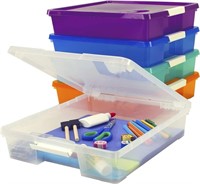 Storex Classroom Student Project Box, Plastic,
