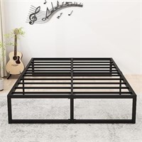 Lutown-teen 14 Inch Queen Bed Frame Heavy Duty