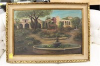 Oil on Canvas Mid 1900's Unsigned Southwest