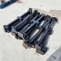 16- 42"h Steel Posts for barriers
