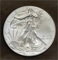 2014 Walking Liberty 1oz Silver Coin
