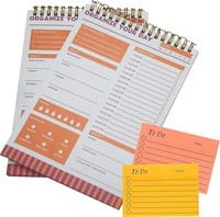2 Pack 2 To Do Notebook with Meal and Workout Plan