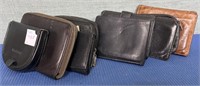 Leather Wallets, Assorted 9 Pcs