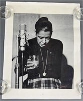 Vtg Billie Holiday Last Recording Session Poster