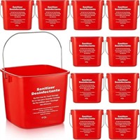 Mumufy 12 Pcs Commercial Cleaning Bucket 6 Quart