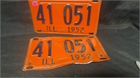 1952 illinois plates