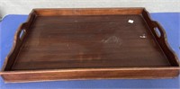 Wood Table Tray ( needs some tlc) 27 x 18