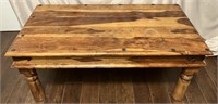 Vintage hand-crafted Teak coffee table.