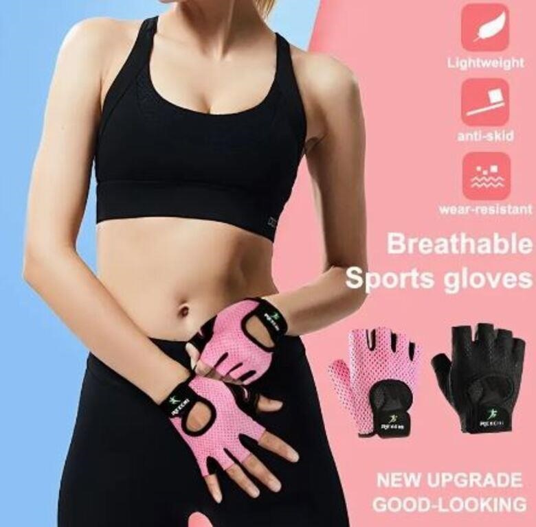 Women's Breathable Half-Finger Cycling Gloves - An