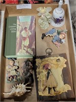 FLAT OF ASSORTED FIGURINES AND MORE