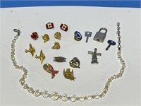 Costume Jewelry and Pins