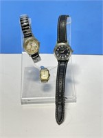 3 Watches (1 has no watch bands) - Caprice,