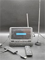 Coby 7in Portable T.V. w/ Antenna PLUS