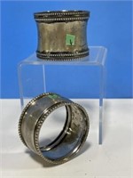 Large Dutch Silver .800 grade napkin Ring.
