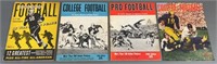 4pc 1943-48 College & Pro Football Magazines
