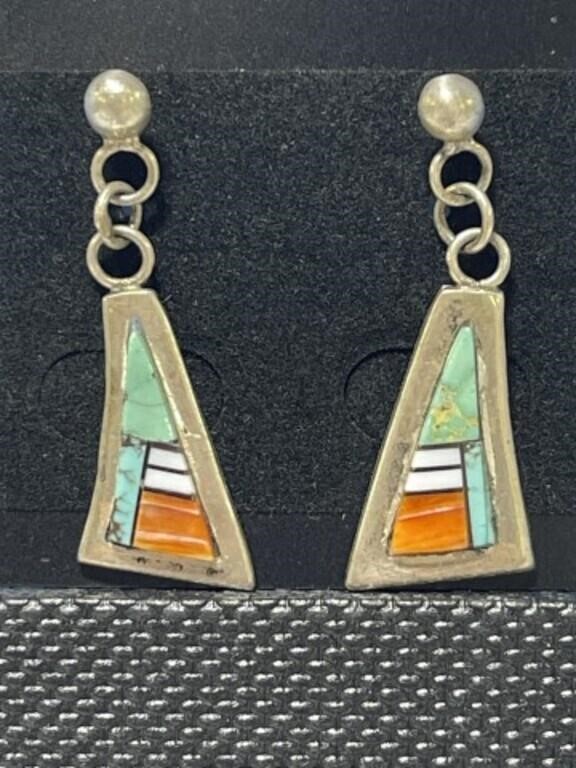 Sterling Earrings - mixed stones