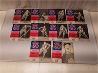 Set of 10 ESSO Maple Leafs Records