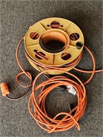 2- Outdoor Heavy Duty Extension Cords, 1 on Reel