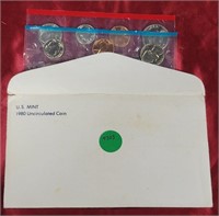 1980 US MINT UNC COIN SET