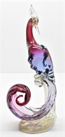 Barbini Murano Glass Bird Sculpture