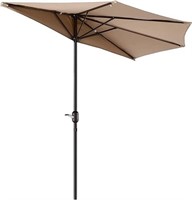 Villacera Patio Umbrella - 9ft Half Umbrella