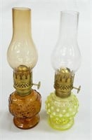 2 Mini Kerosene Lamps