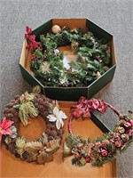 3-  Christmas Wreaths. 22, 13 & 17 inch