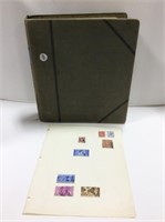 Binder of US and International Stamps
