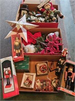 3- Boxes of Christmas Decor