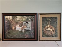 2- Framed Puzzles are 29x23in & 18x22in
