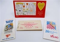 $18.80 Face Value Unused US Postage Stamp Booklets