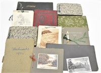 Collection of Antique Black & White Photo Albums