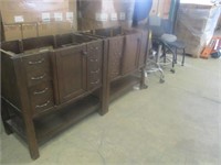 Cabinets and chairs