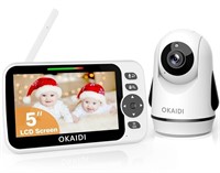 OKAIDI Video Baby Monitor with Camera and Audio 5"