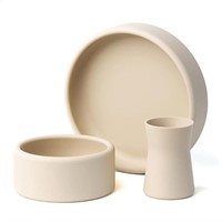 Weighted Baby Plate, Baby Bowl, & Baby Cup Set, Ba