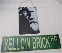 Yellow Brick Road & Witch Signs