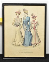 Fashion Plate Print of La Moda Elegante Ilustrada