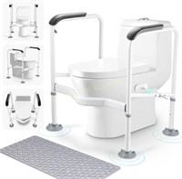 Toilet Safety Rails for Elderly  350 Lbs