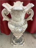 Oversized pitcher vase. Approx. 23” tall. Some
